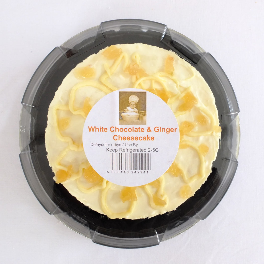 White Chocolate & Ginger Cheesecake